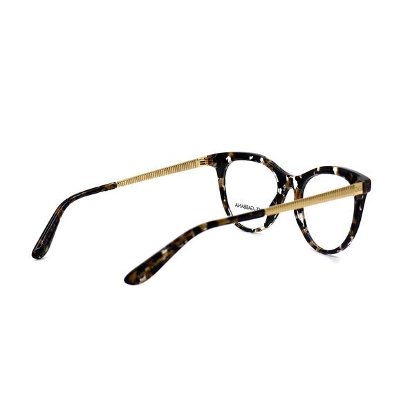 DOLCE&GABBANA DG3316 911 HAVANA CLEAR AUTHENTIC EYEGLASSES FRAME - Picture 7 of 12
